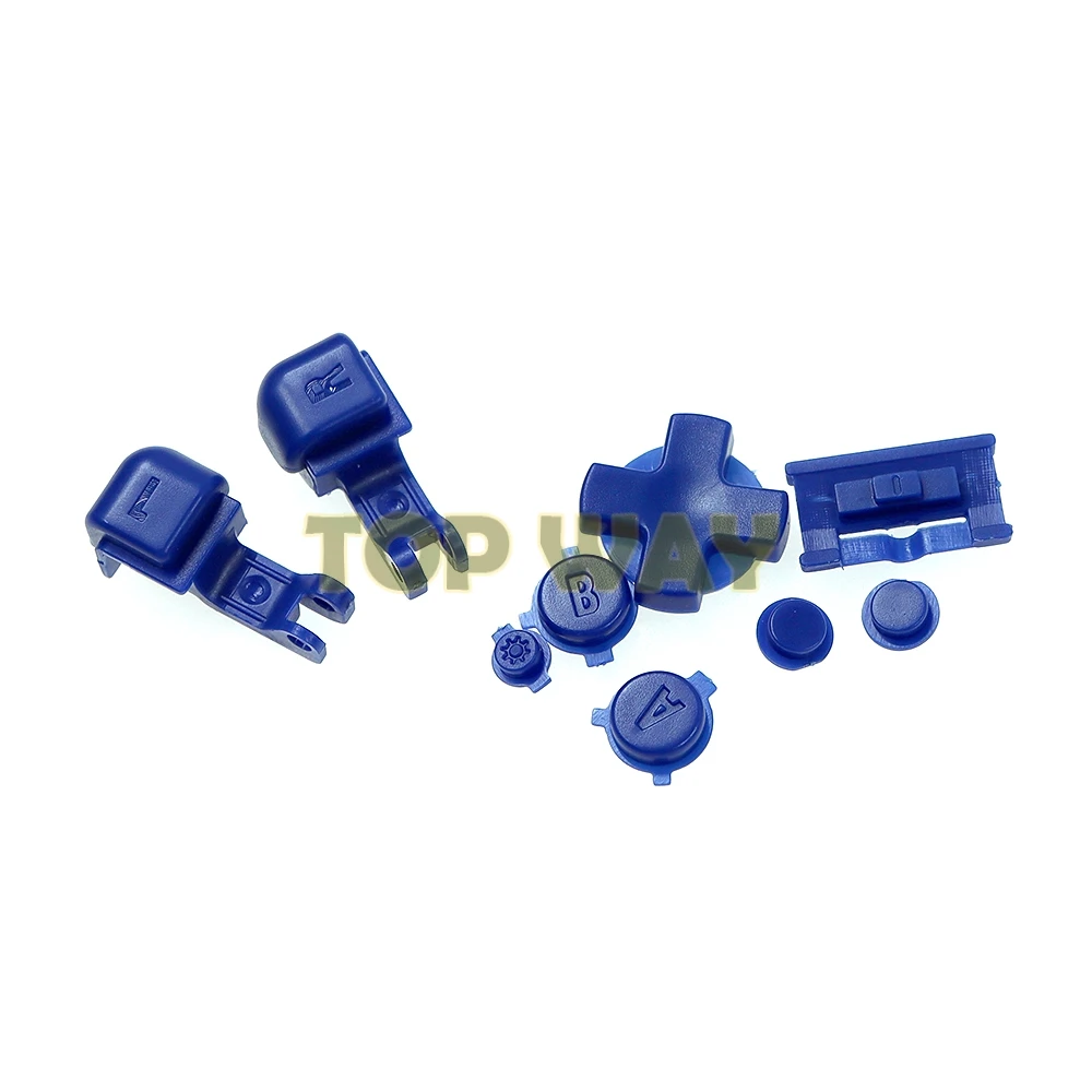 20 مجموعات ل GameBoy Advance SP GBA SP البلاستيك مجموعة أزرار كاملة ل GBA SP A B حدد بدء تشغيل/إيقاف L R أزرار عدة D الوسادة