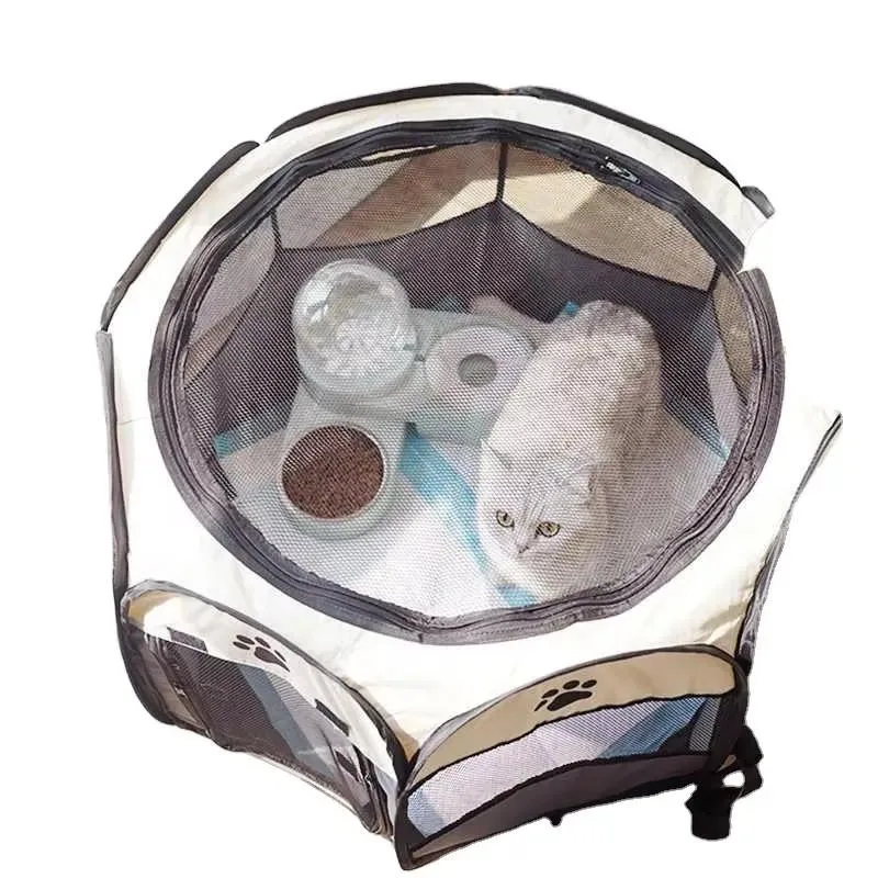 Portable Folding Pet Tent Octagonal Cage Large Dog House Puppy Kennel Outdoor Fence Cat Playpen Easy to Operate Game Shed