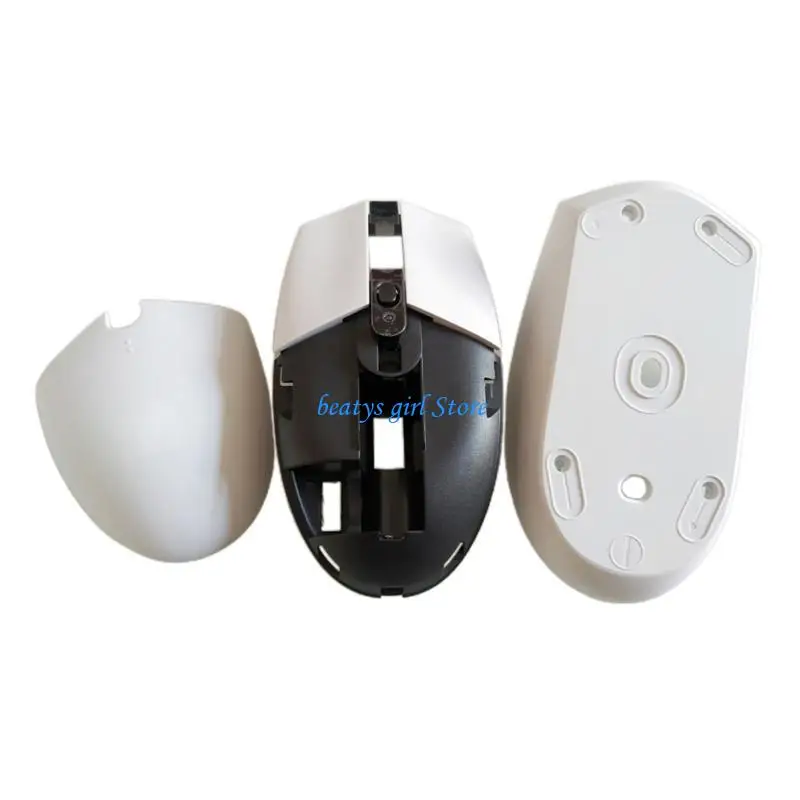C7AB 3pcs Gaming Mouse Case Set Plastic Top Shell Battery Covers Outer Case for G304
