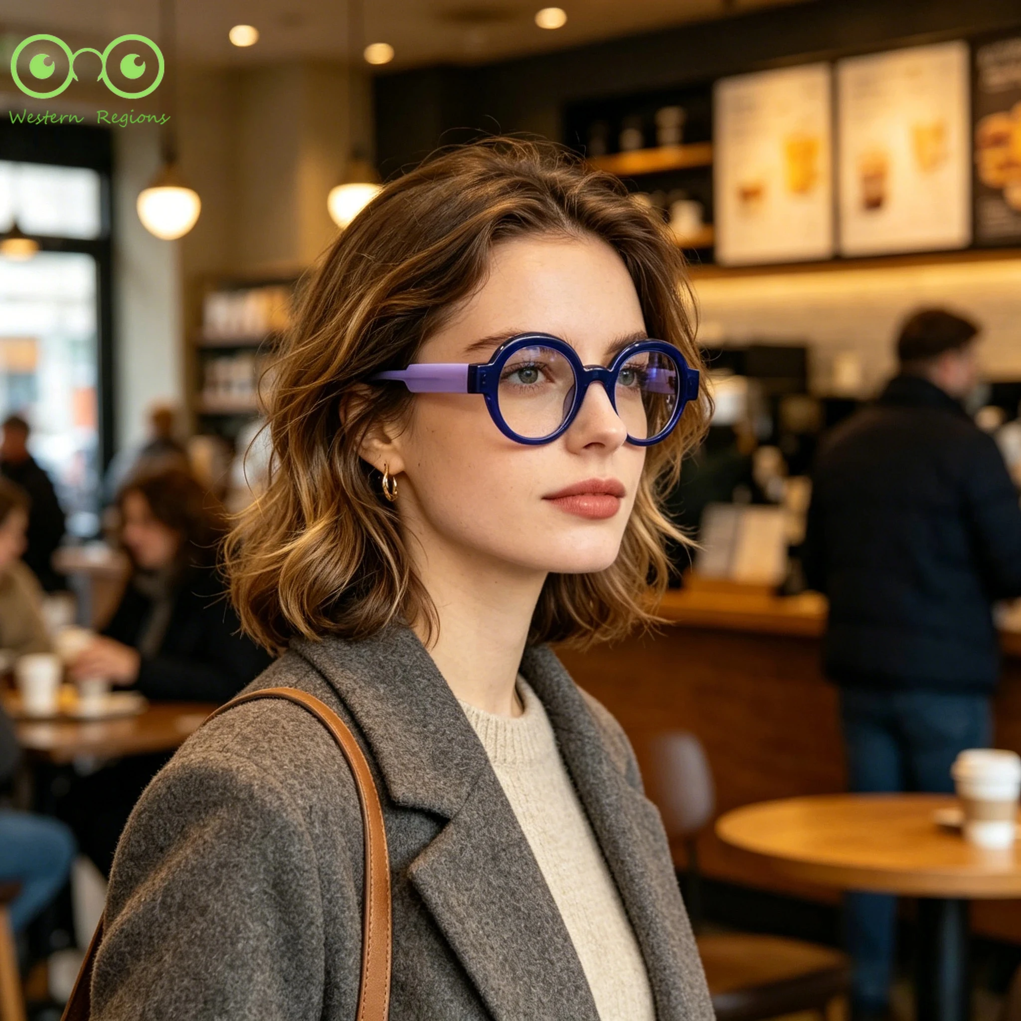 2026 New Retro Women Round Frames Personalized Eyeglass Handcrafted Men Top-Notch Fashionable High-Quality Acetate Glasses Frame