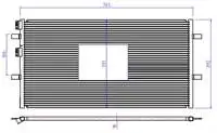 CFR111016 for air conditioning radiator (condenser) TRANSIT 2,4 TDCI/TDCI/TDCI/TDCI/ 3,2TDCI V347 06- ((× 16)