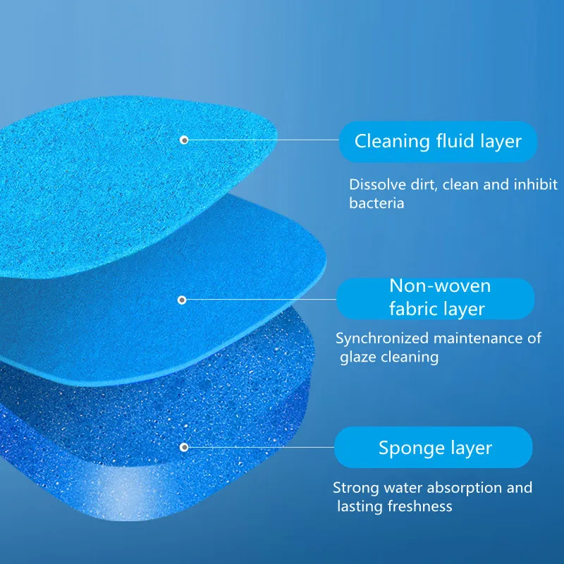 Cepillo de limpieza desechable con mango largo para baño, accesorios reemplazables, gran oferta