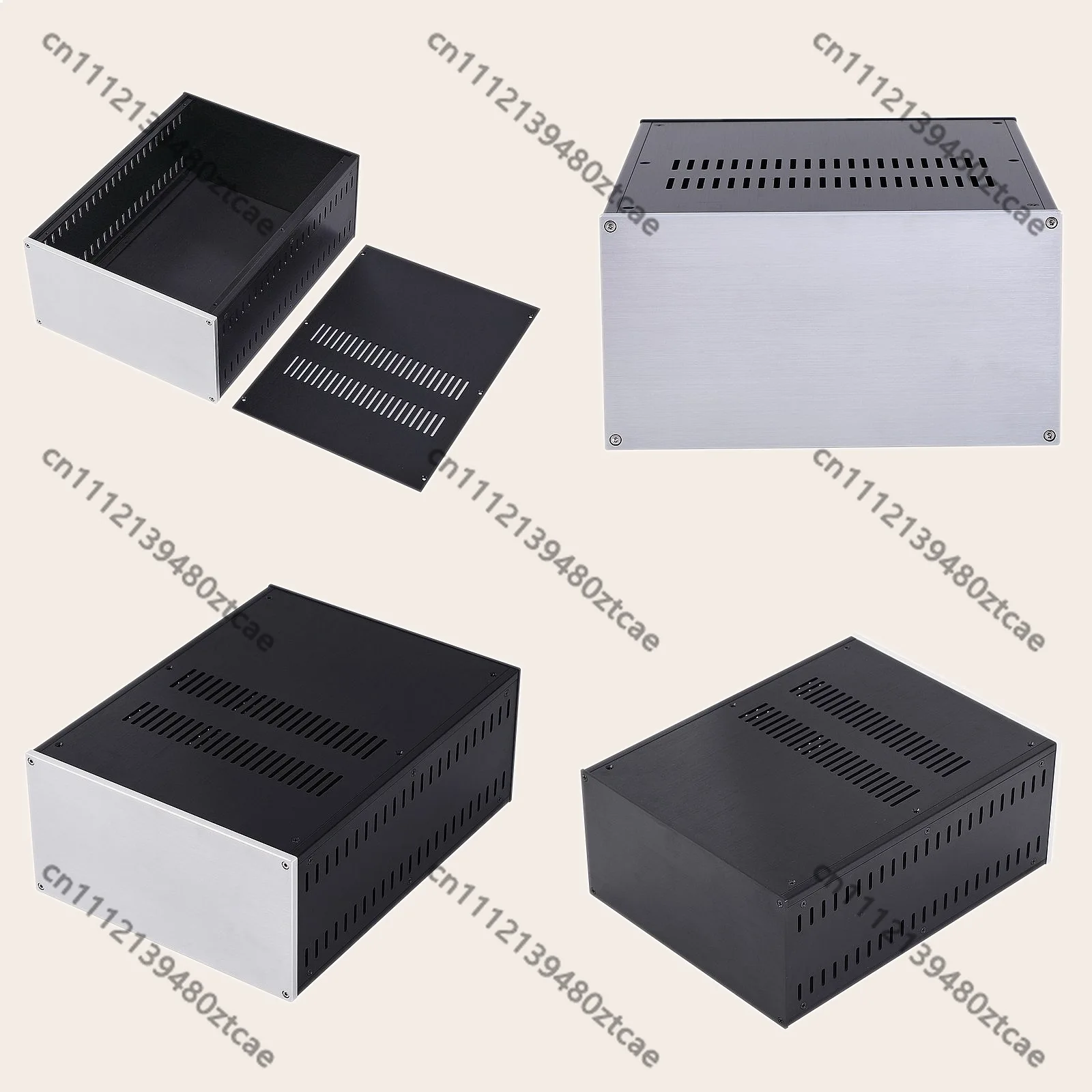 HiFi DIY Full Aluminum Power Amplifier Chassis Audio Enclosure Case