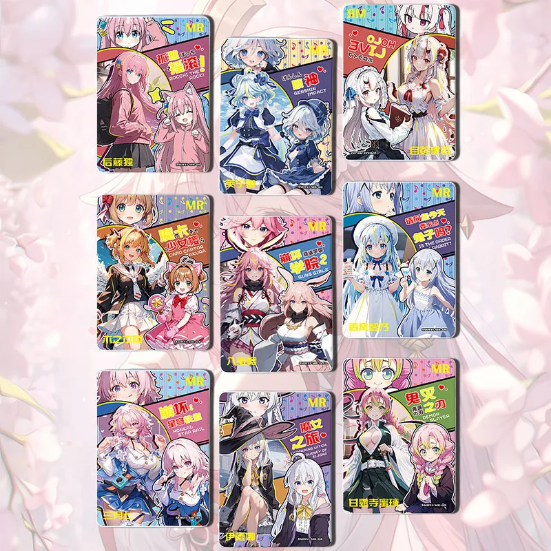 Goddess Story Flower girl Midsummer EX SSR SGP card Raiden Shogun Yae Miko Keqing boy Toy collection Birthday Christmas gift