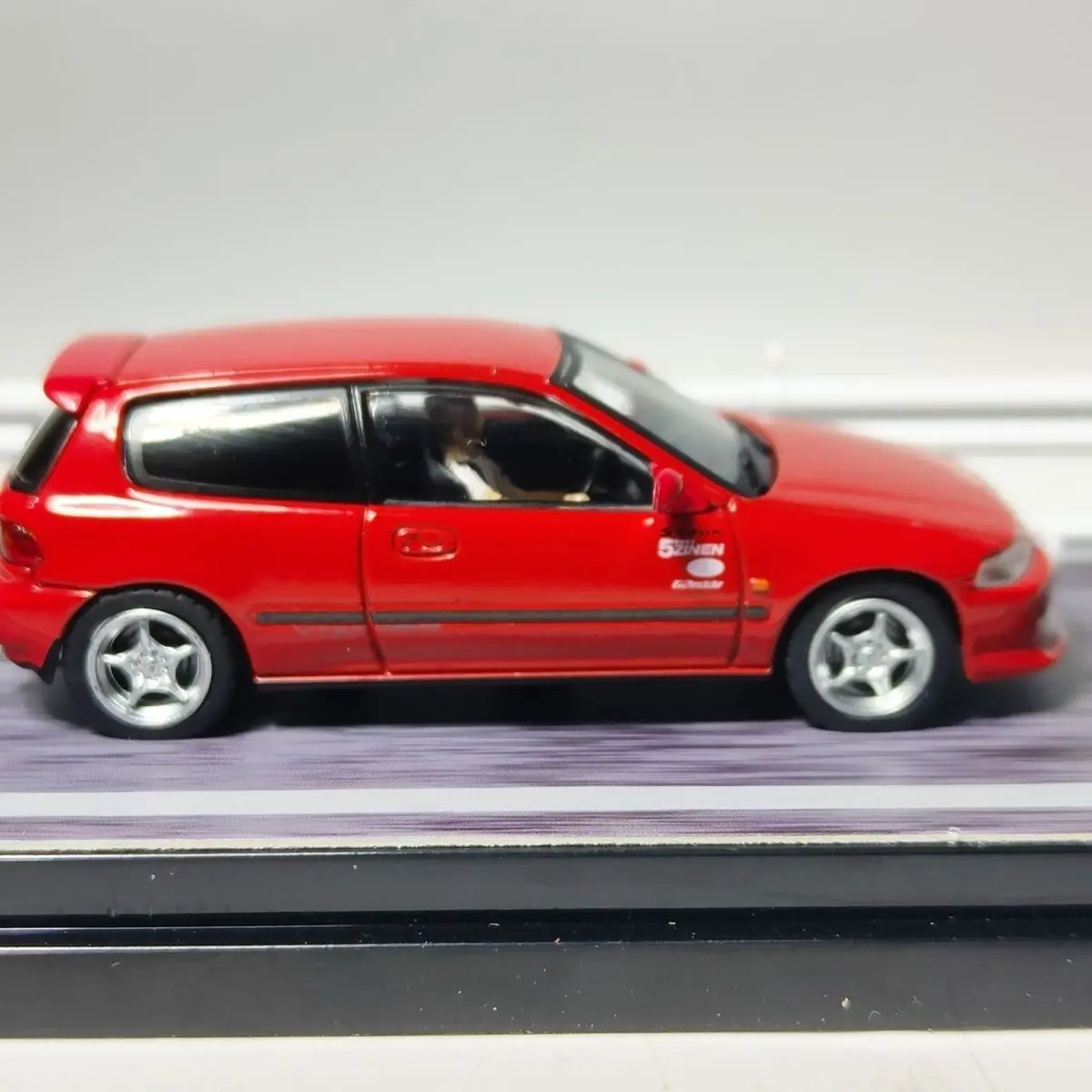 Diecast Model Car 1/64 Honda Civic Car ModeI INitial D Honda Civic EG6 Play Vehicles Toys for Boys