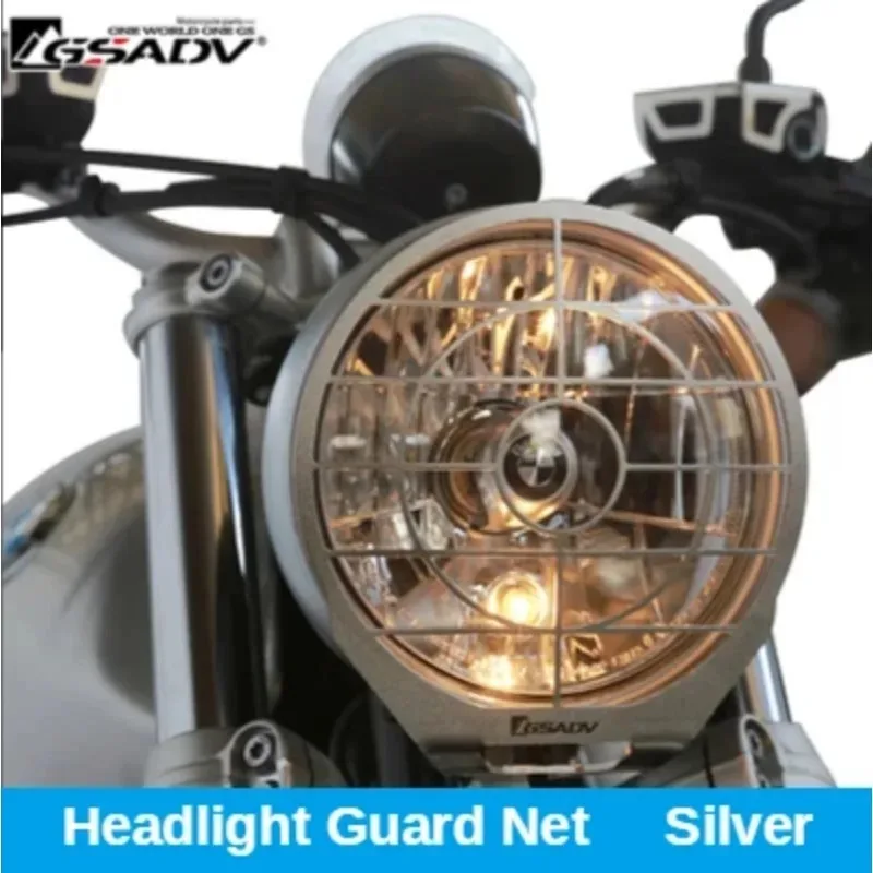 Stainless Steel Motorcycle Front Headlight Guard Cover Headlamp Fairing Cover Case Protection Net Security Part for BMW R Ninet