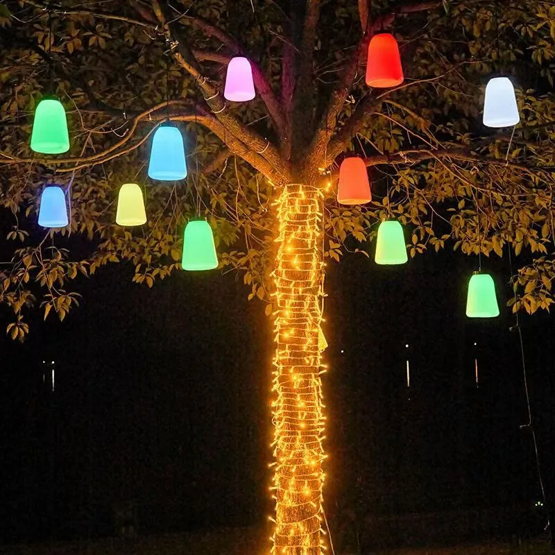 Global best-selling LED breathing light string waterproof outdoor color-changing lighting arrangement all-day decorative light