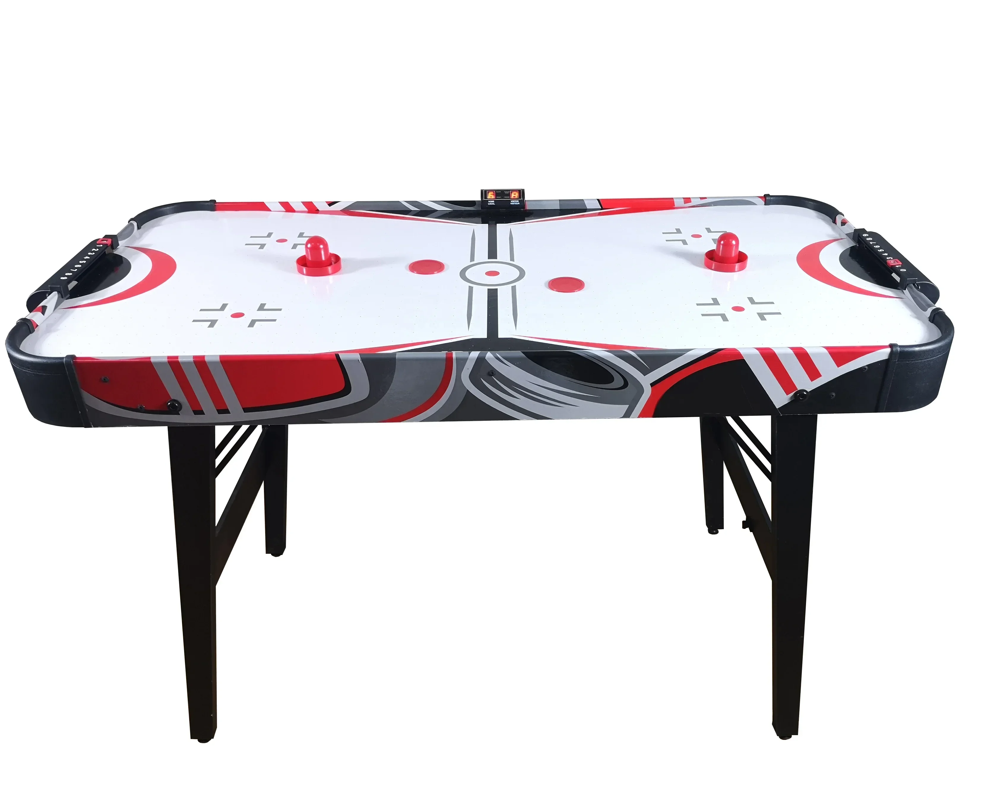 42'' Electric air Hockey Table with Folding Steel Legs-wooden Toy