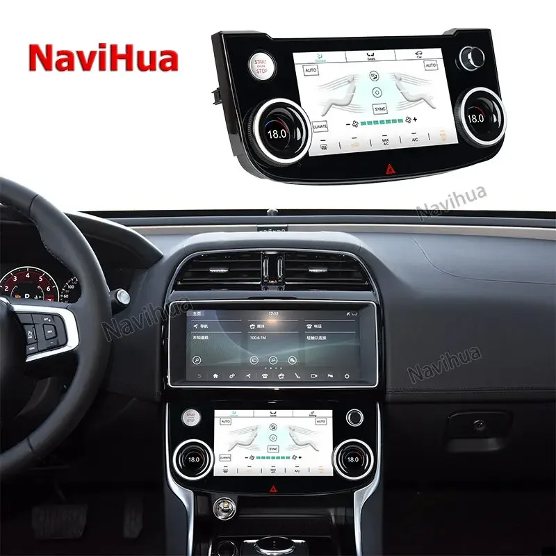 NaviHua Car Touch Screen AC Panel Screen 7 Inch Air Conditional Screen for Land Rover Jaguar XE XEL XF XFL F-Pace