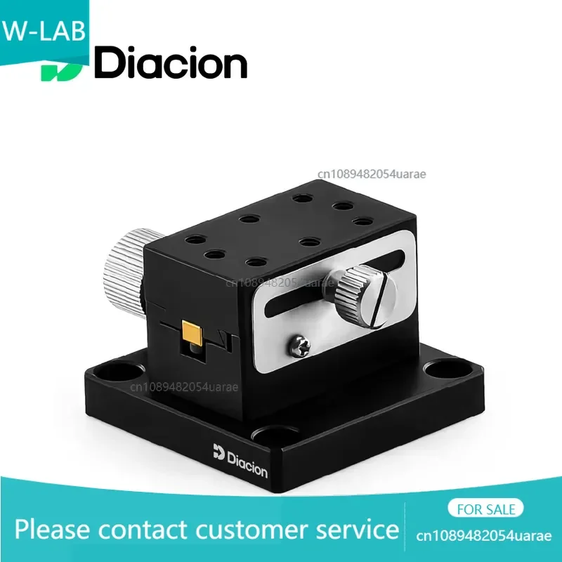 Diacion WLX25-42 X-Axis Standard Dovetail Stage Long Travel Distance Manual Align Lab Testing Optics Instrument 1 Year