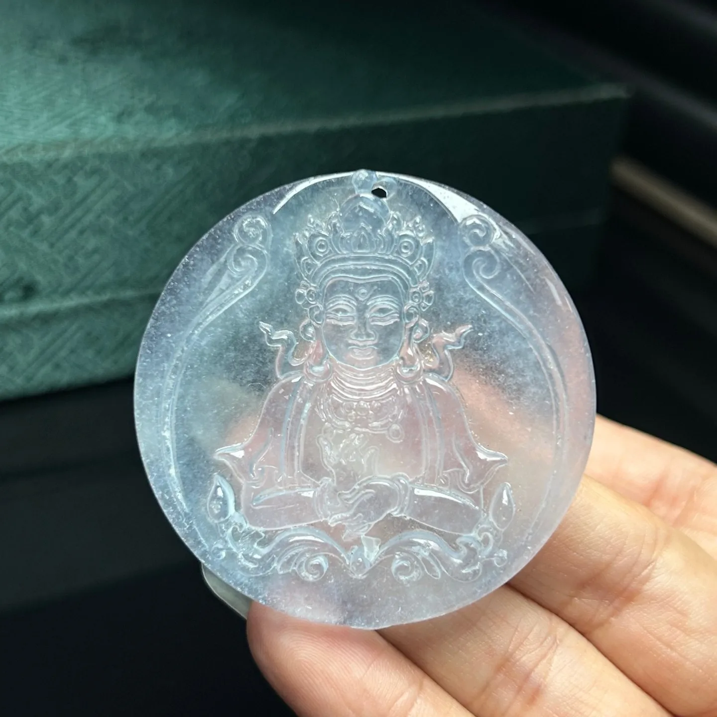 Real Natural High Ice White Burme Jade Jadeite amulet Mouse Pendant&Necklace