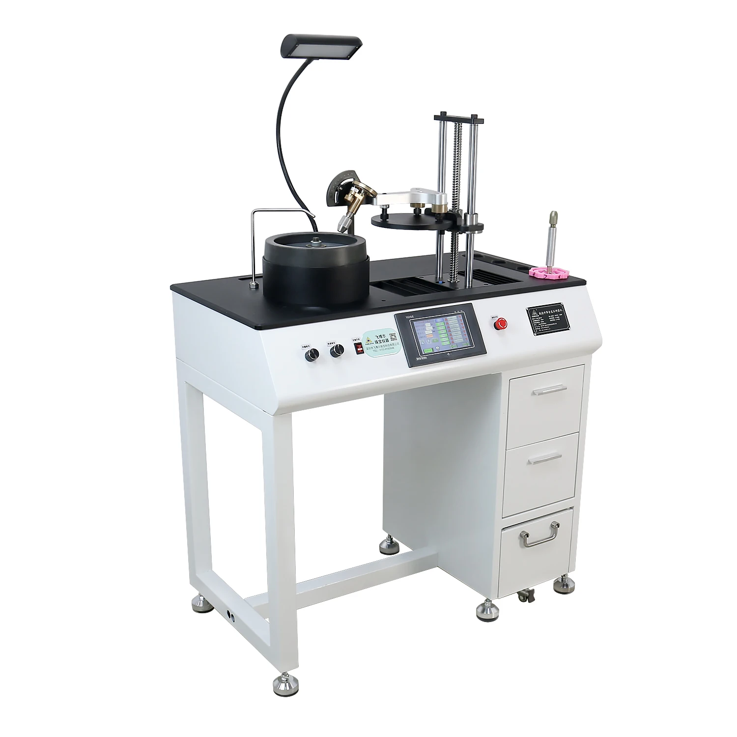 Integrated CNC Lifting Table Jewelry Machine Gem Lapidary Faceting Machine FJM-S2021 Faceting & Polishing Tools 0-90 degrees