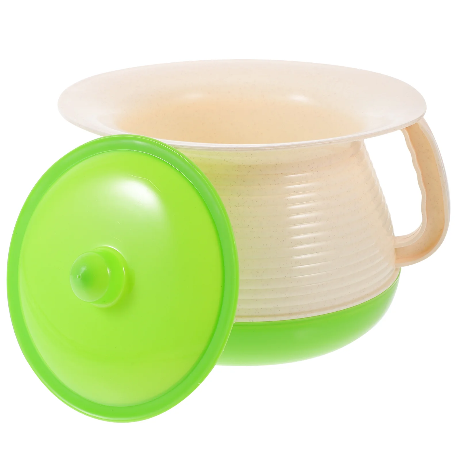 

Urinal Children's Toilet Plastic Potty Spittoon Bedroom Chamber Portable Green Urine with Lid