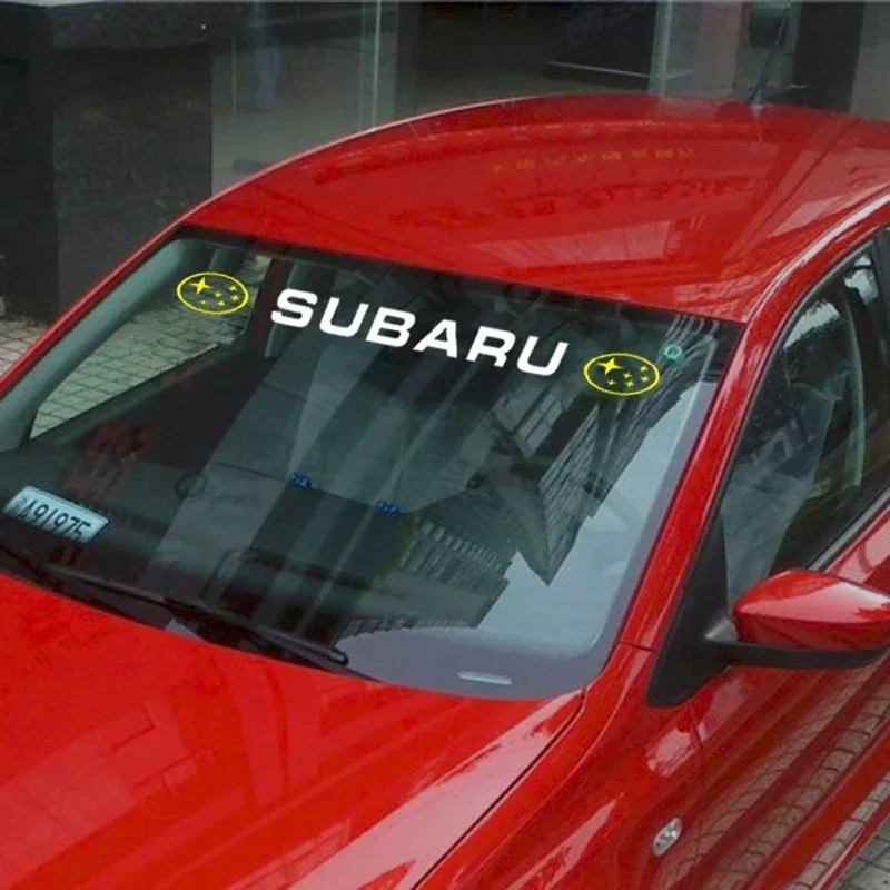 ملصقات عاكسة للزجاج الأمامي للسيارة ملصقات تزيين نافذة لسوبارو WRX STI فورستر امبريزا ليجاسي Outback BRZ XV 2025 #5