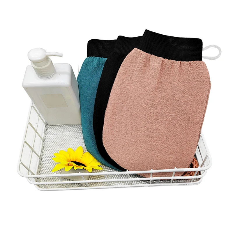 1Pcs Exfoliator Mitt Bath Shower Dead Skin Removal Gloves Exfoliating Gloves Bath Gloves Scrubbing