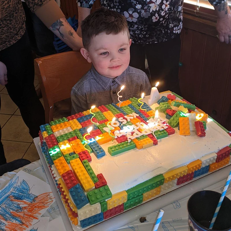 Block Silikonform Gebäude Ziegel Roboter Schokolade Gelee Eiswürfel Tablett Kuchen Dekoration Cupcake Topper Kinder Geburtstag Party Auto – Detail 11
