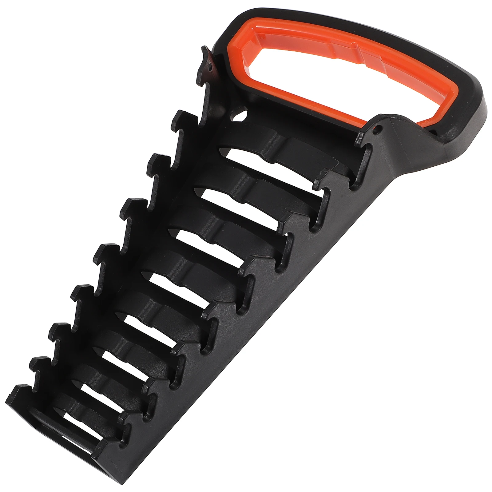 

10 Slots Ratchet Holder Combination Wrench Set Storage Shelf Durable Wrench Organizer Smooth Surface Easy Grip Portable Wall