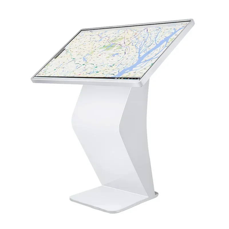 43 אינץ 'חינם מעמד מידע דיגיטלי הכל בחדר לקוח מסך מגע kiosk מסך מגע