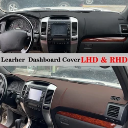 Dashboard Dash Mat Cover Leather Pad Sunshade Protection Nonslip Car Accessories For Lexus GX470 j120 2003 2004 2005 2006 - 2009