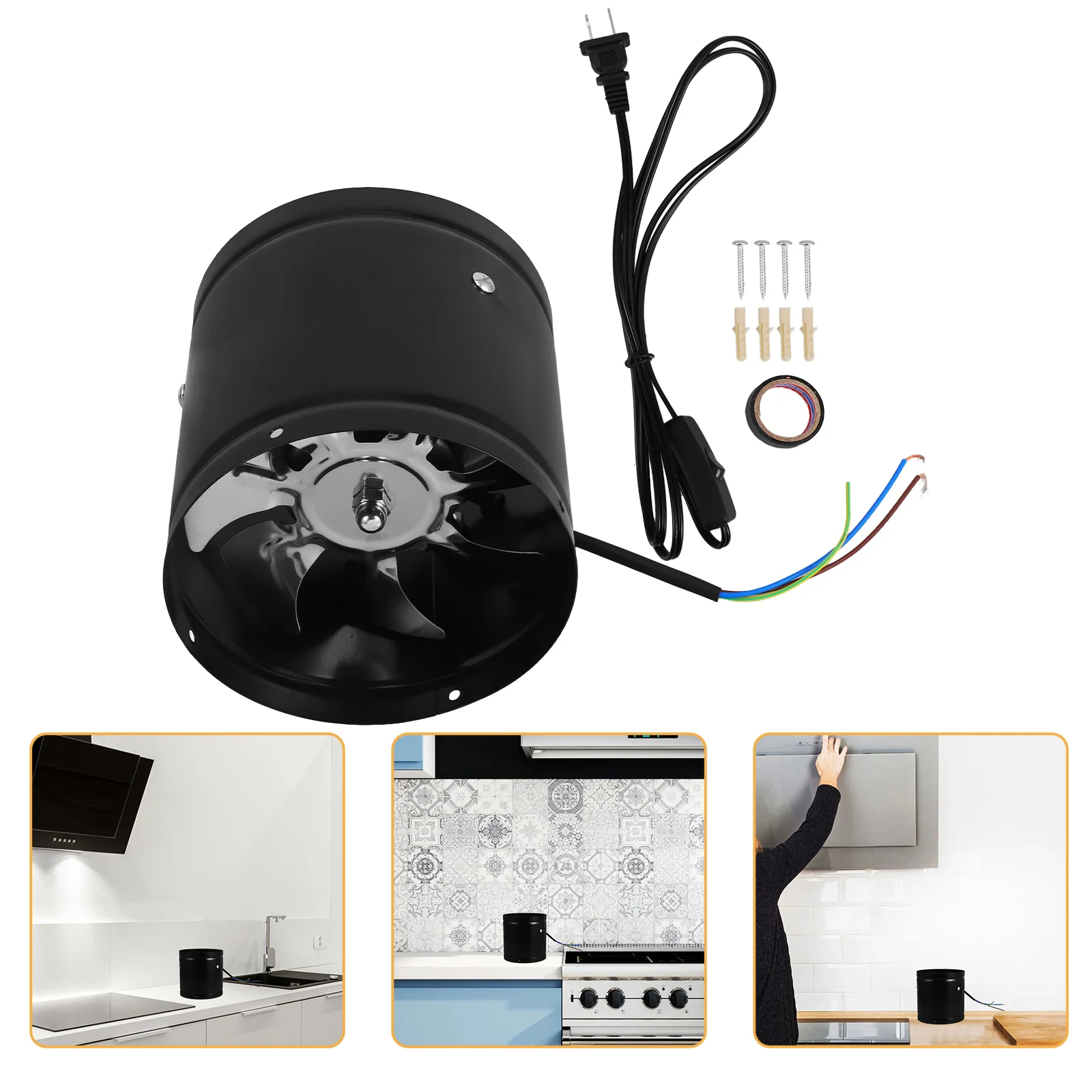 

Hair Dryer High Speed Exhaust Fan Blow Stainless Steel Conditioner Vent Deflector
