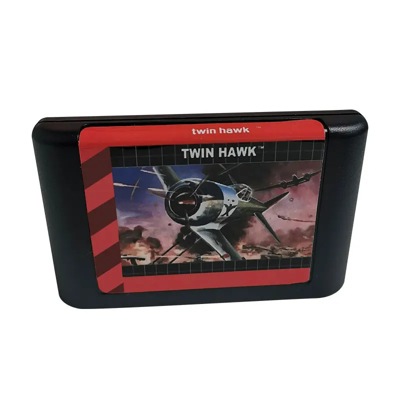 TWIN HAWK MD Game Cartridge For 16 Bit Video Game Console