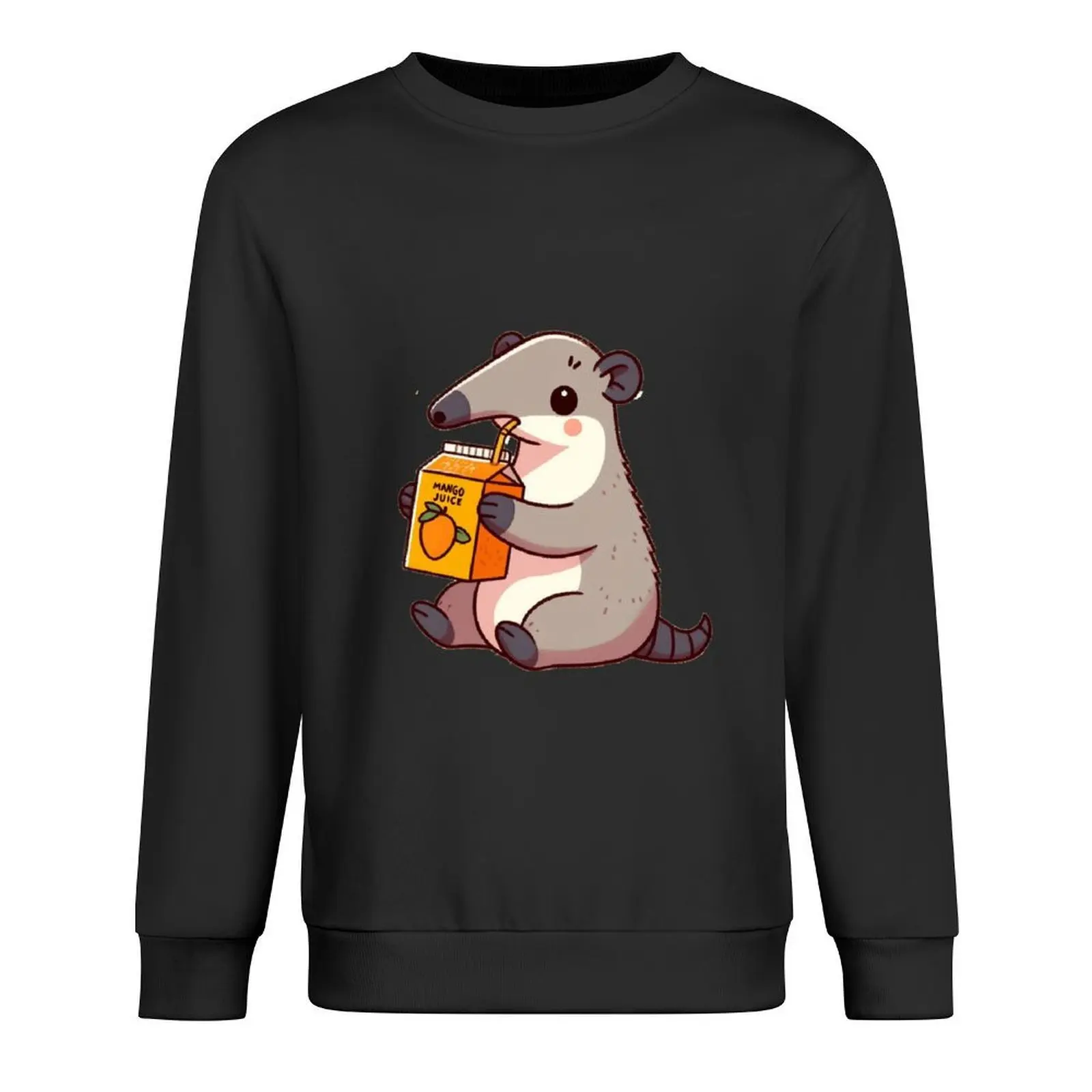 

Mango Juice Anteater Pullover autumn new products men's sweat-shirt japanese style tracksuit sports sweatshirt man