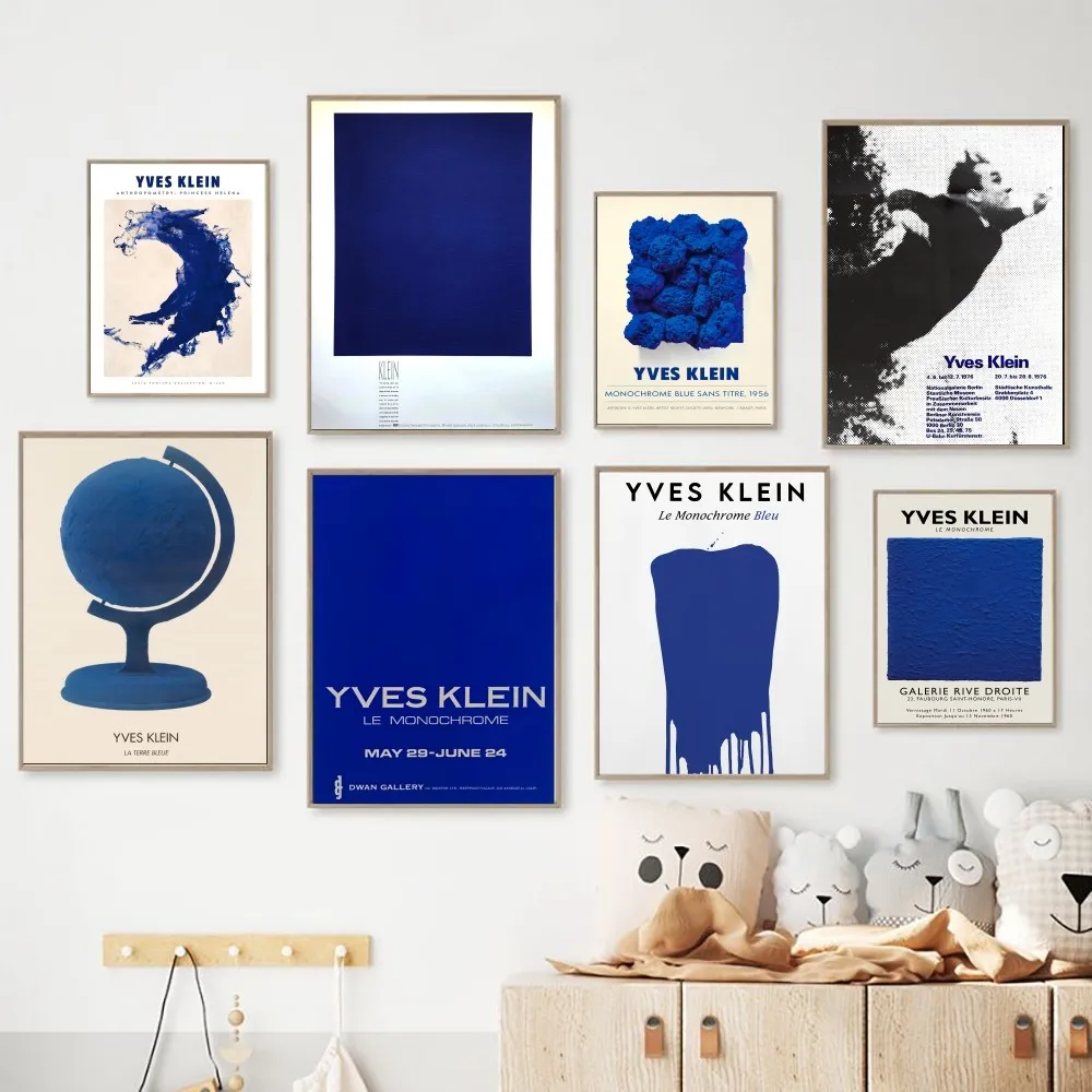 Yves Klein Poster No Framed Poster Kraft Club Bar Paper Vintage Poster Wall Art Painting Bedroom Study Stickers