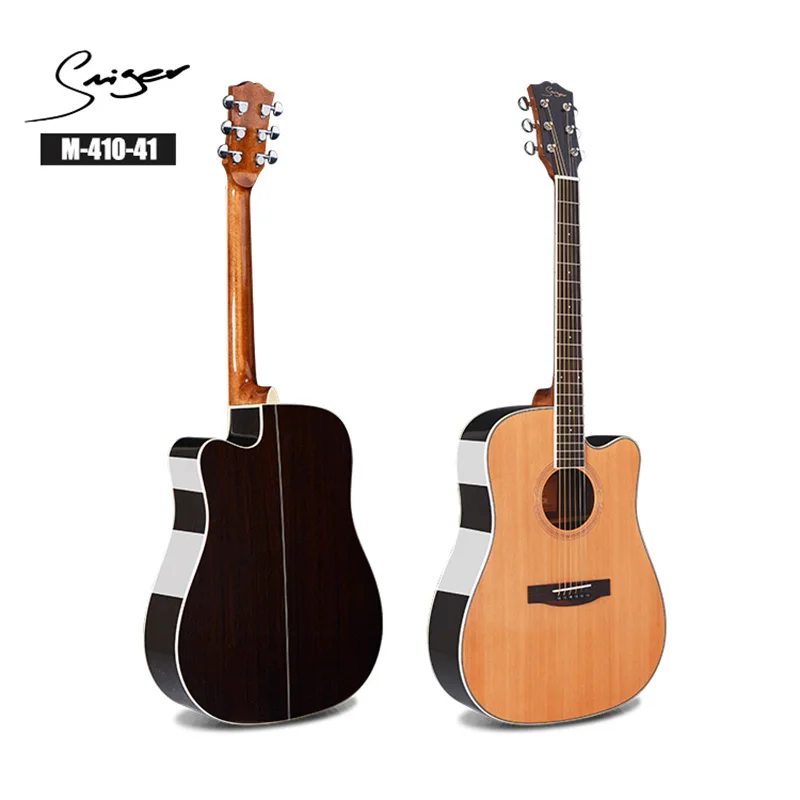 

Smiger 41" Acoustic Guitar For Wholesale China Guitar Manufacturer Upgraded Quality