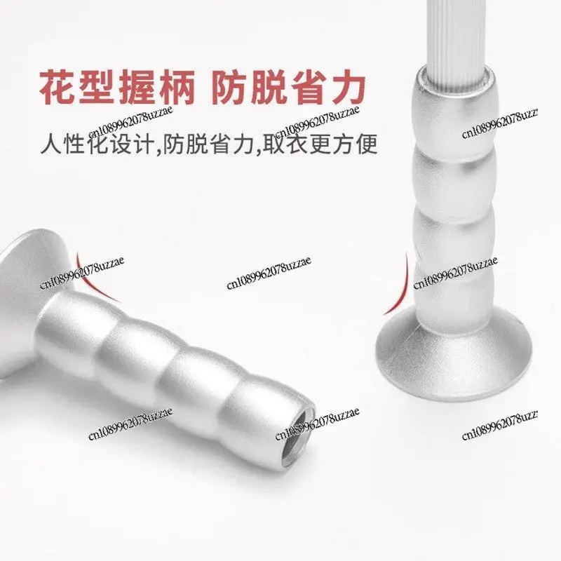 Pull-down Clothes Hanger Retractable Clothes Pass Cloakroom Household Tie Rod Wardrobe Buffer