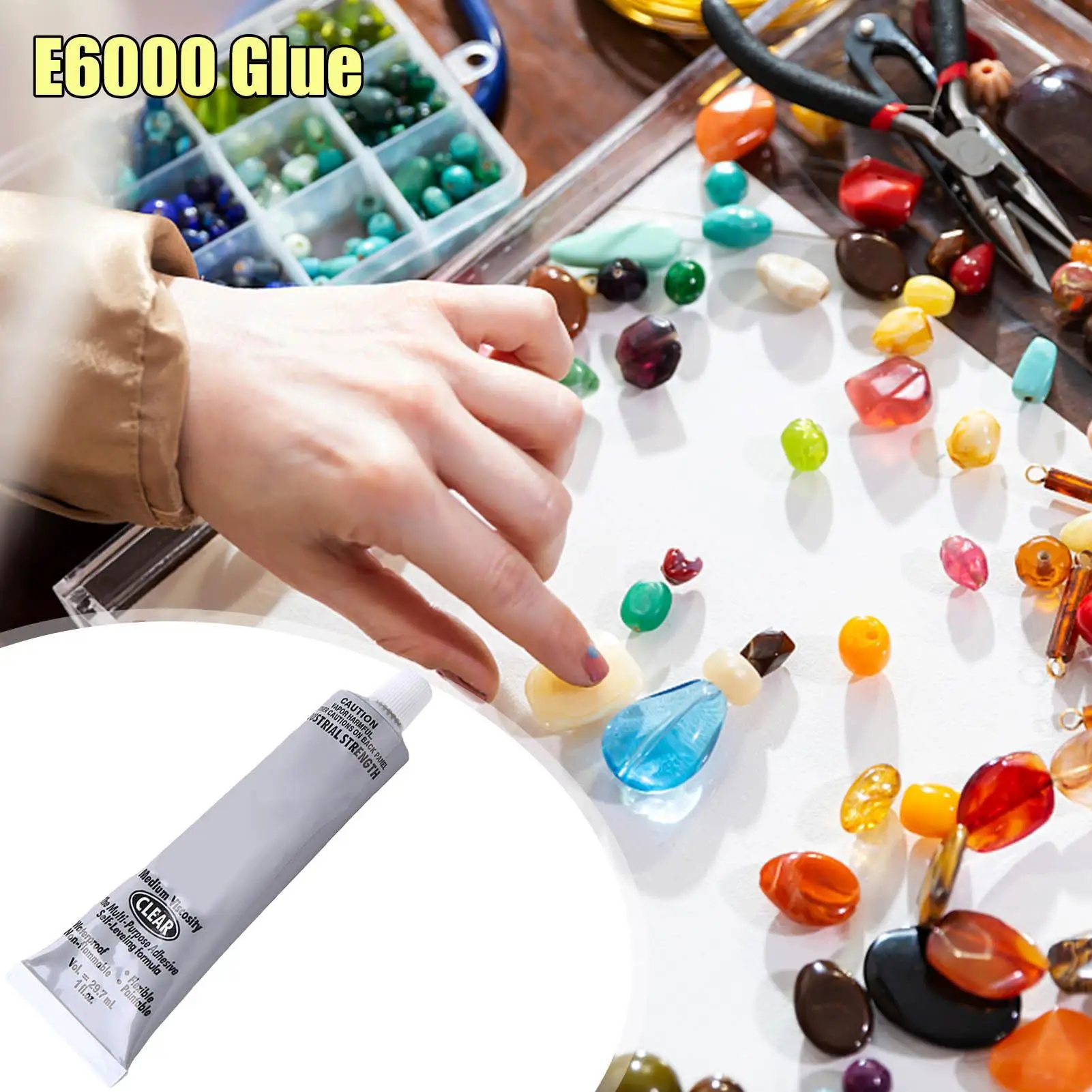 Jewelry Glue For Jewelry Making Craft Clear Glue For DIY Rhinestones Art Glues & Pastes For Pottery Clay Sculpting NailArt