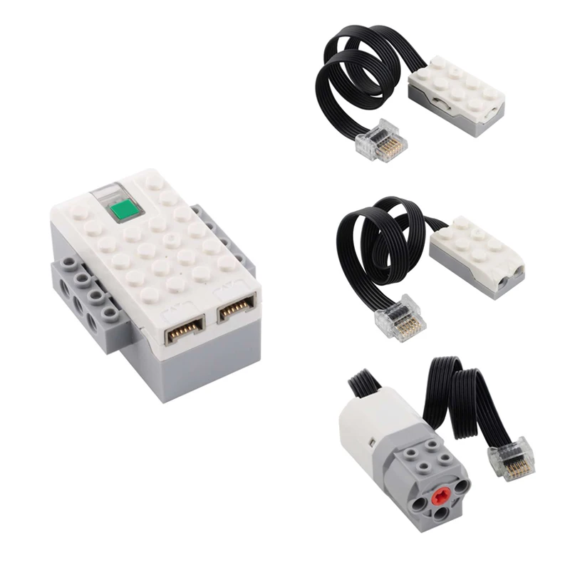 45300 19071 Power Function Parts Set Motion Tilt Sensors Smart Hub Motor Building Blocks Educational Brick Toy for Children Gift