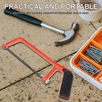 Mini Hacksaw 6 Inch Portable Hand Lightweight Aluminum Alloy Frame For Woodworking Pull Small Coping Saw Scroll Saw Hand