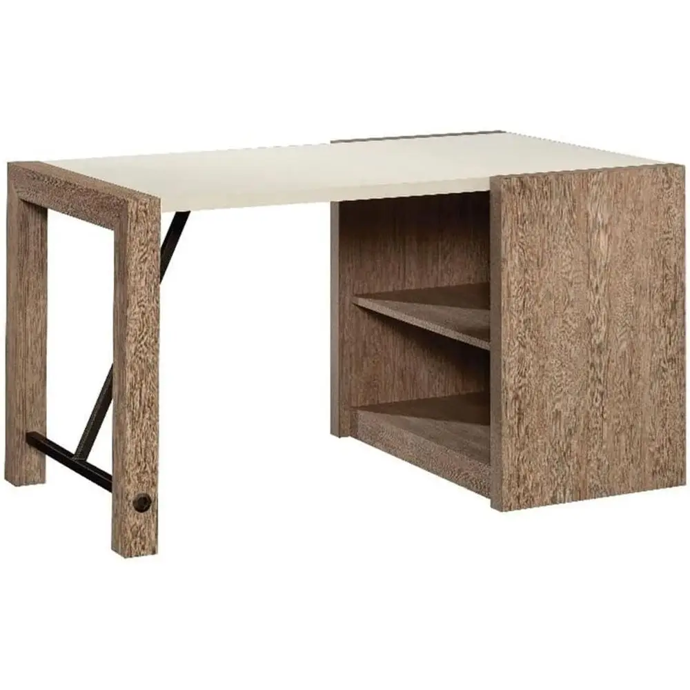 

Письменный стол Dixon из инженерной древесины (дуб, матовый) для использования с компьютером