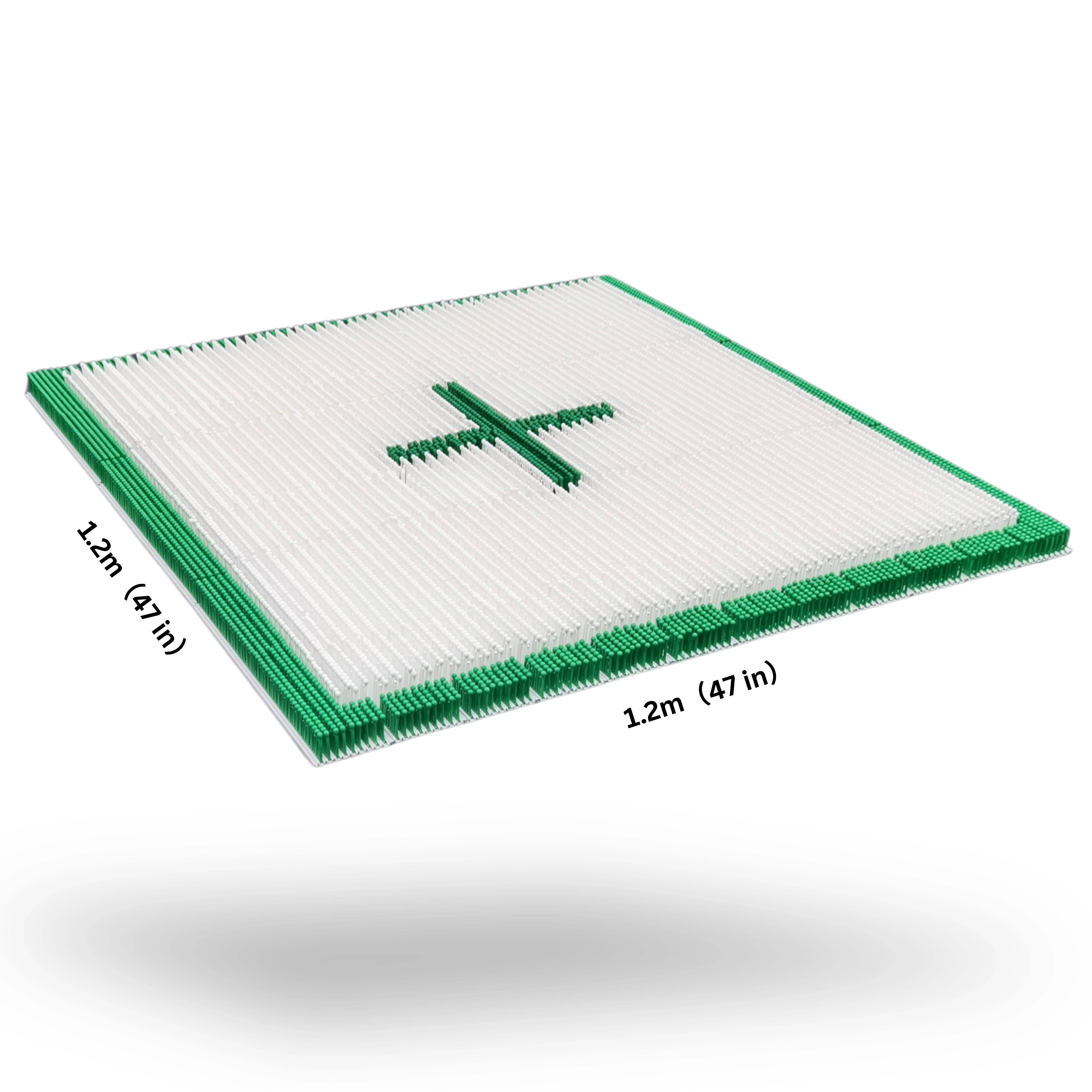 JFdryski-1215h6PHsq1-44, Mat For Snowboard Trick At Home, 1.44 Sqm, Mushroom Ski Mat, Ground Ski Tricks Practice