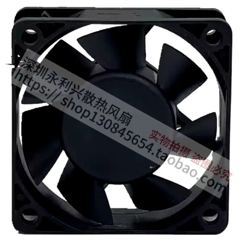 DC 24V 2.7W 6025 Brushless Cooling Fan High Airflow Quiet Operation Durable Compact Axial Fan for Computer Case Server Cabinet I