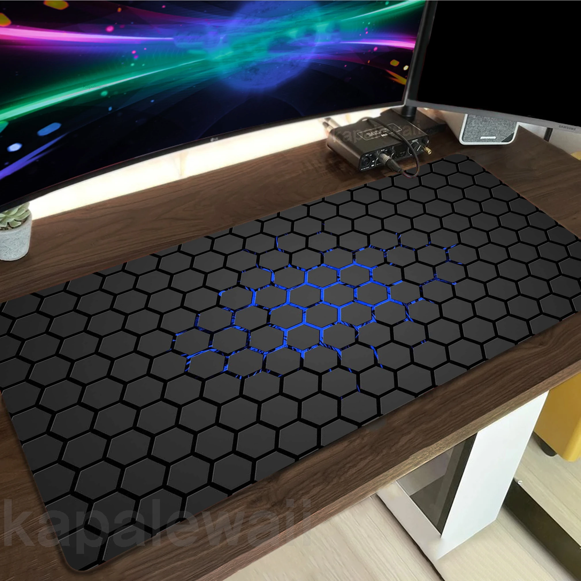 Geometry Mouse Pad Locking Edge Game Mat Gamer Mousepad Gaming Table Carpet Gamer Computer Desk Mat Rubber Anti-slip Mouse Mat