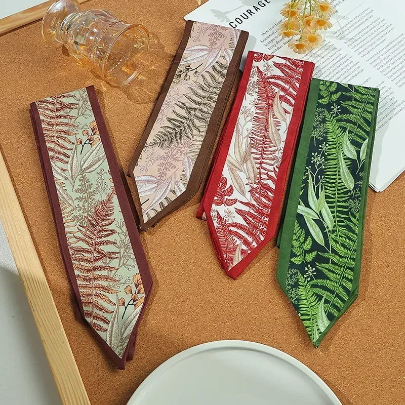 Hot Selling Hair Ornaments Women's Patterns Versatile Headbands Colorful Leaves Headscarves Fabrics Hair Band
