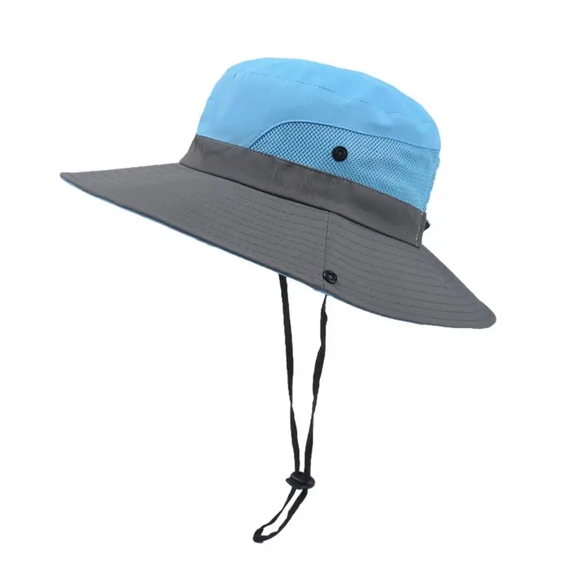 Fisherman Sun Hat Wide Brim Sun Hat Outdoor Waterproof Wide Brim Hat For Sun Safety Breathable Fishing Hat For Garden Fishing