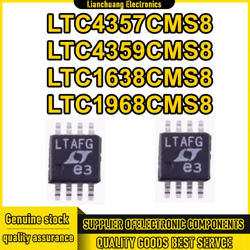 

5PCS LTC4357CMS8 LTCXD LTC4359CMS8 LTFKD LTC1638CMS8 LTCY LTC1968CMS8 LTAFG Msop-8 bga Chipset 100% New Original in stock