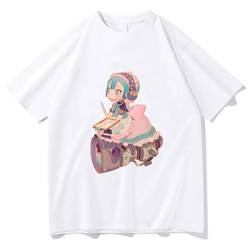 Made In Abyss Marulk Oversized Tshirts WOMEN Sense of Design Lovely Girl T-shirts 100%Cotton T Shirts Kawaii/Cute Japanese Anime