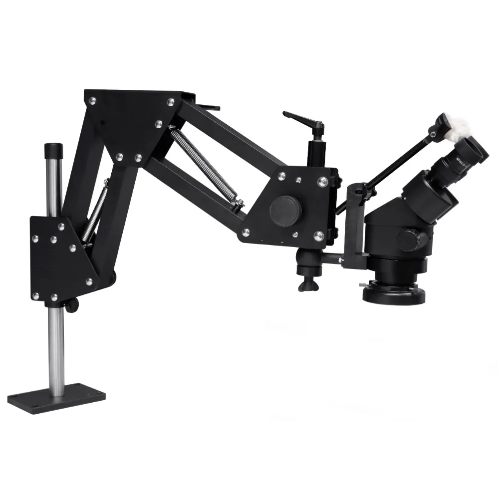 MS01A Jewelry Engraving Precision Stereoscopic Microscope, 7*45X, Binocular Microscope, Jewelry Tools