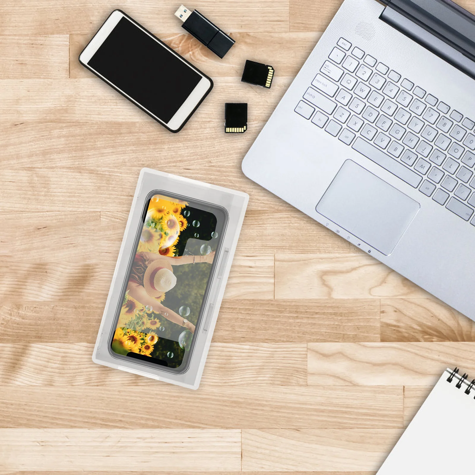 

Practical Cell Phone Lock Box Acrylic ABS Jail with Keys for Students Adults Transparent Design Phone Lock Box