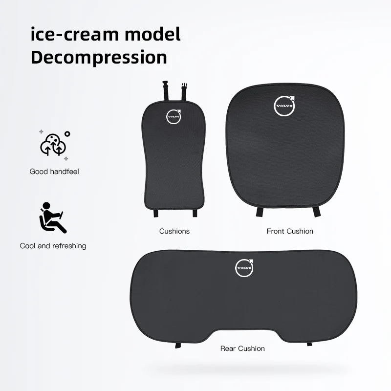 جديد فولفو سيارة الجبهة الخلفية غطاء وسادة المقعد حامي حصيرة لفولفو ES90 EC40 EX40 EM90 XC90 V90 V60 XC60 V40 S80 S60 S90 C40 XC #6