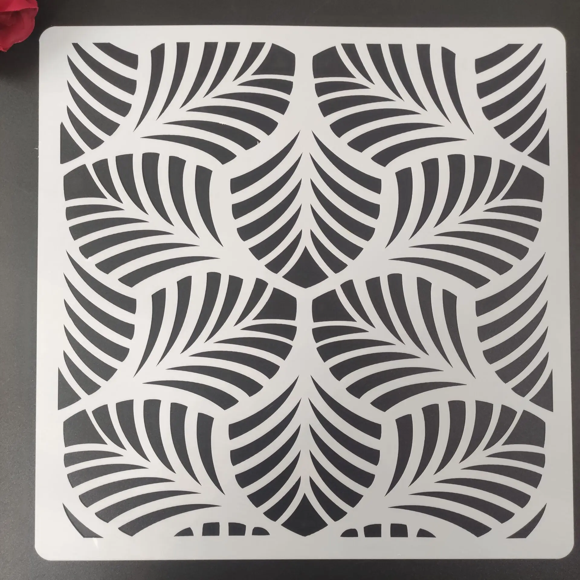 

30 * 30cm DIY reusable molds laser cut painting stencils floor tile fabric wall mold furniture mandala N33