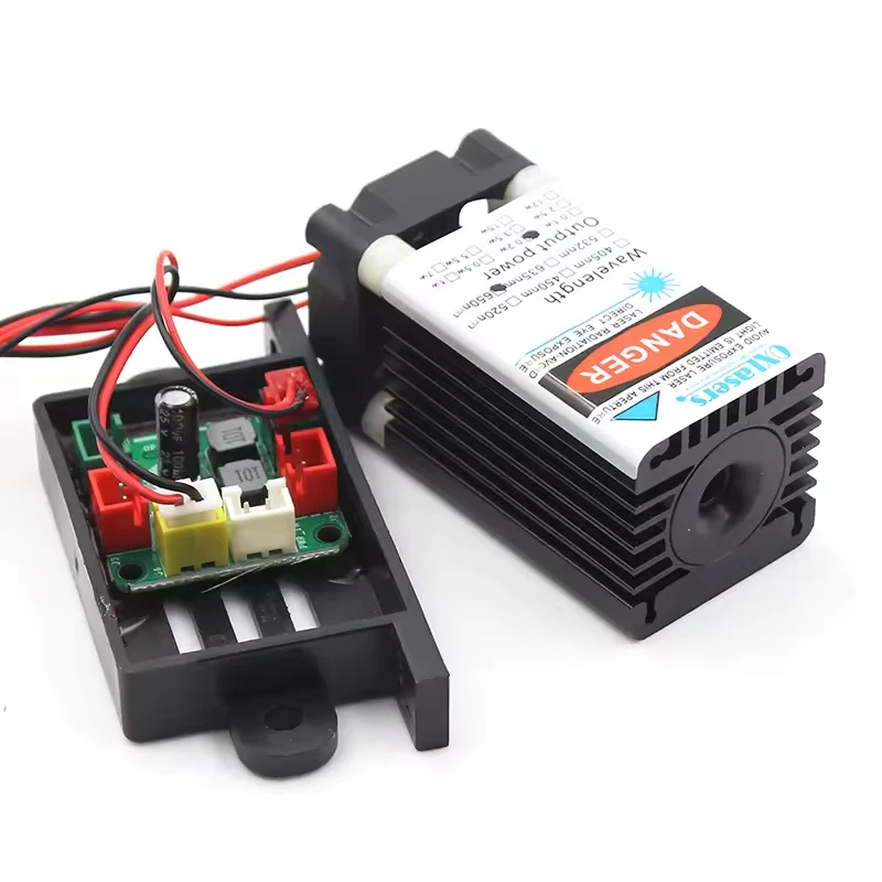 650nm 150mW-200mW Focus Dot Red Laser Module TTL 0-15khz with 12V Adapter