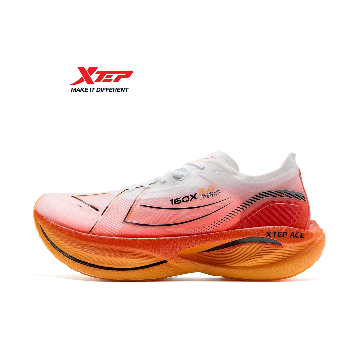 

Xtep 160X 3.0 PRO кроссовки для мужчин летние многосценные кроссовки из карбоновой пластины дышащая гоночная спортивная обувь 976419110086