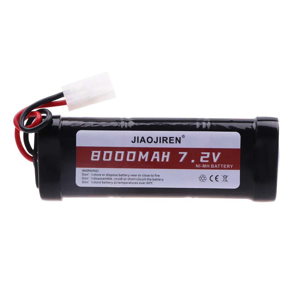 7.2V 8000mAh Ni-MH SC battery and charger set for RC toys tank car Airplane Helicopter With Tamiya Connectors 7.2 v battery