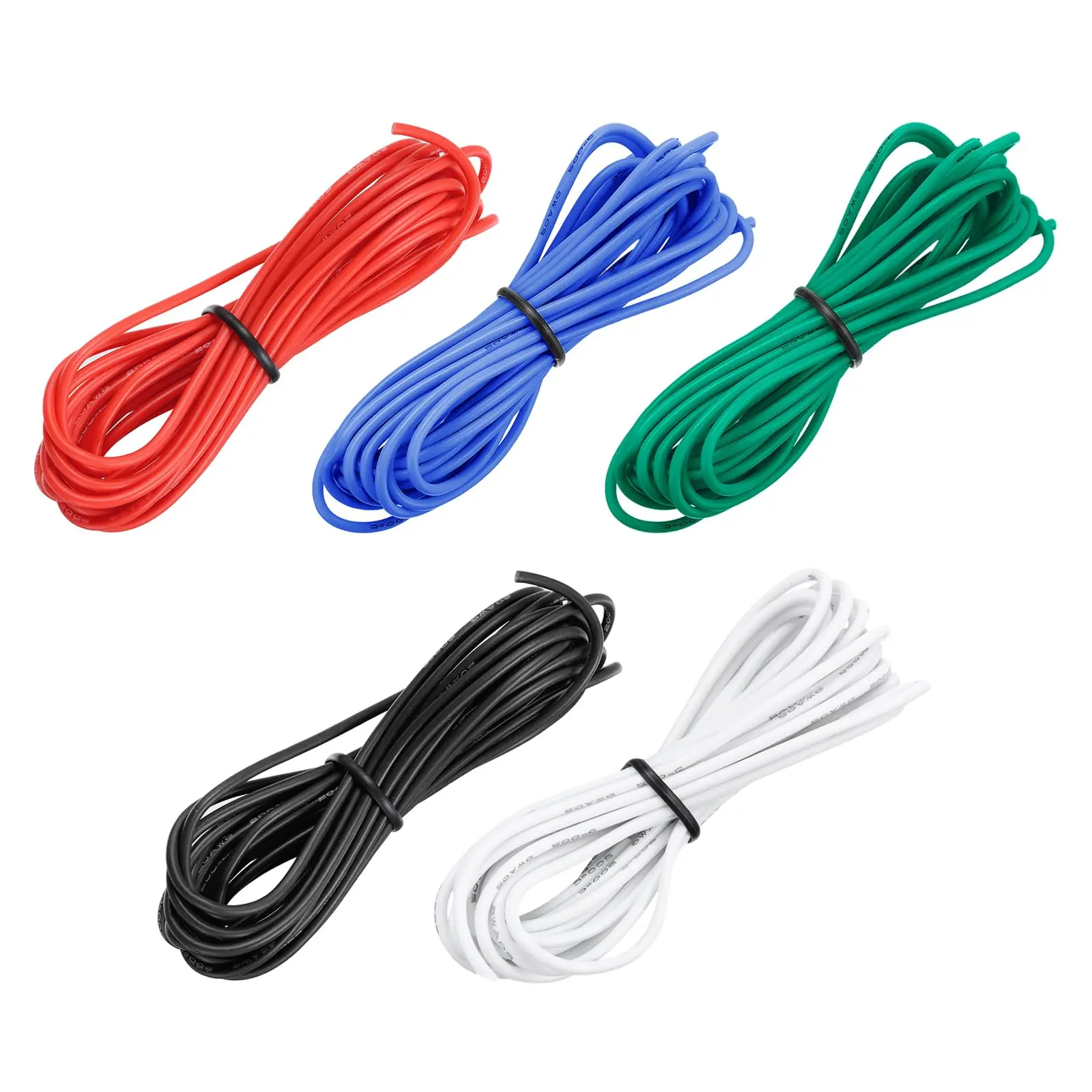 5meter / 10meter 16-18-20-22-24-26-28-30 Gauge Silicone Electrical Wire18 AWG Stranded Tinned Copper Cable 10 Color Available