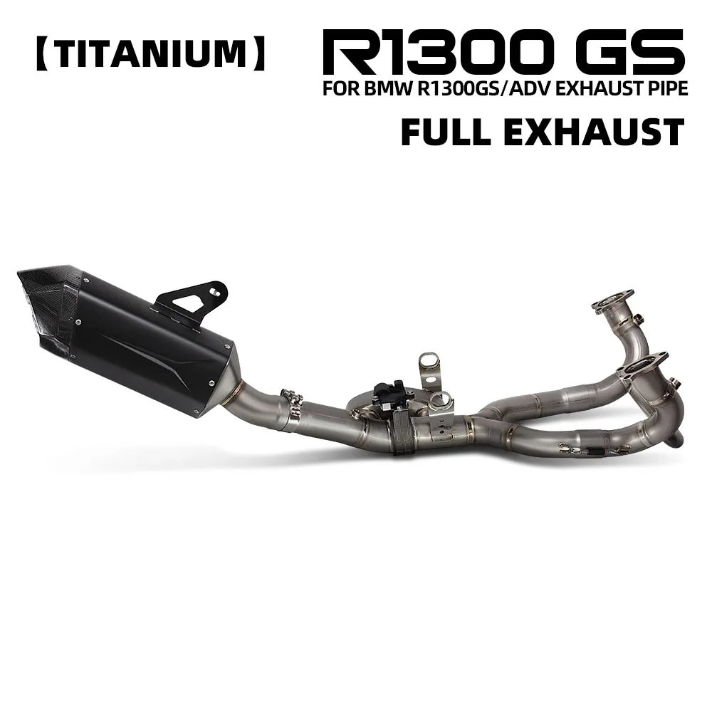 

Полная выхлопная система мотоцикла для BMW R1300R R1300RS R1300GS Титановая передняя труба Углеродный глушитель с электрическим управляемым клапаном