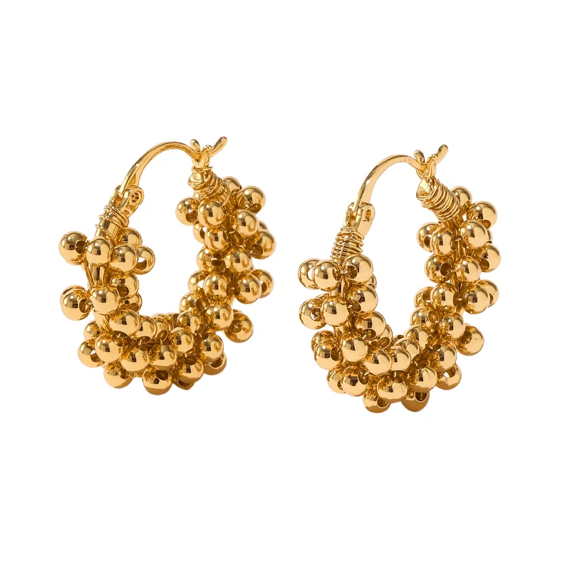 

Luxury Elegant Exquisite 18K Gold Plated Drop Earrings Fashion Jewelry for Women High Quality